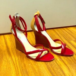 Calvin Klein Yarrin Strappy Wedge Heels